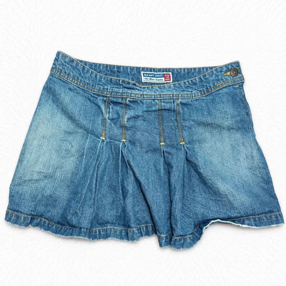 Y2K Old Navy ultra low waist denim skirt